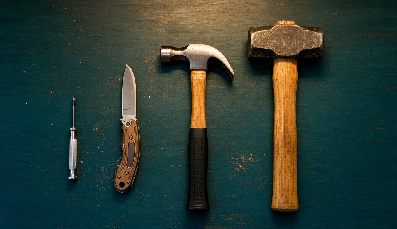 Four tools from a precision screwdriver to a sledgehammer: pick the Claude model that fits the job